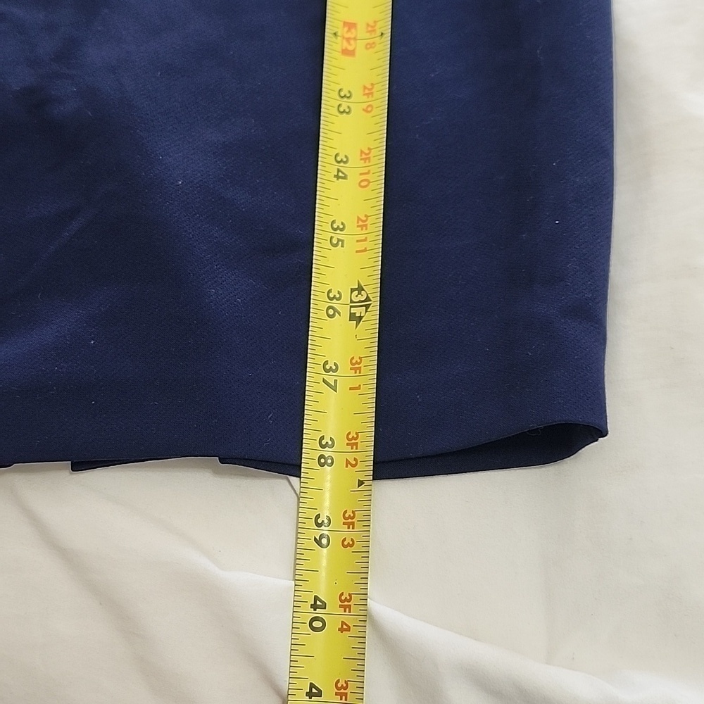 LAFILAZZI OF ITALY NAVY BLUE & WHITE ALINE DRESS SIZE 36 (XSMALL) $MSRP 260 - Picture 16 of 16